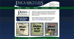 Desktop Screenshot of ericamichaels.com