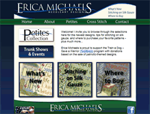 Tablet Screenshot of ericamichaels.com